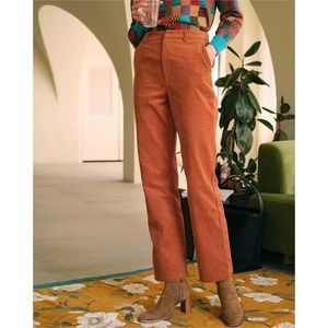 Corduroy Straight Leg Pants